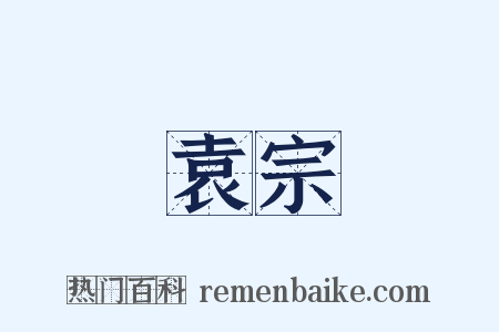 袁宗是什么意思的图片